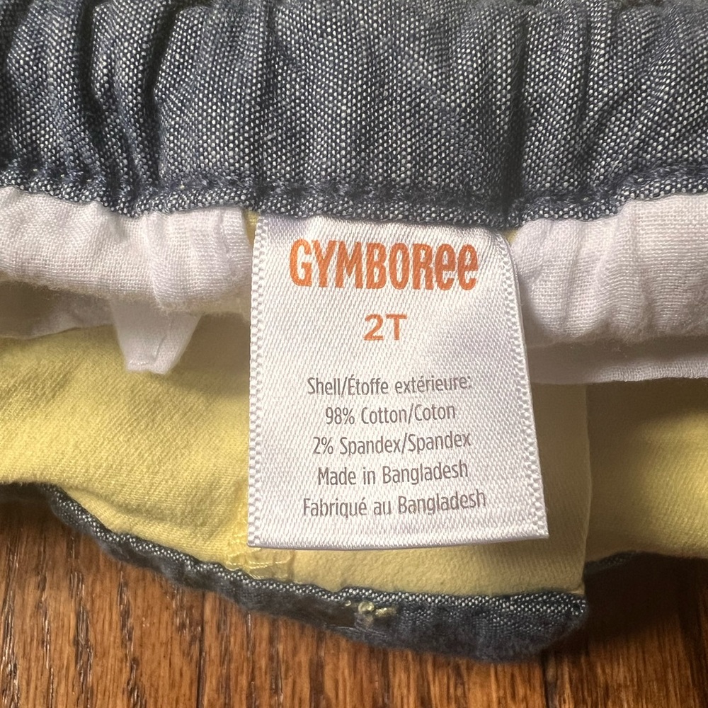 2T yellow pants